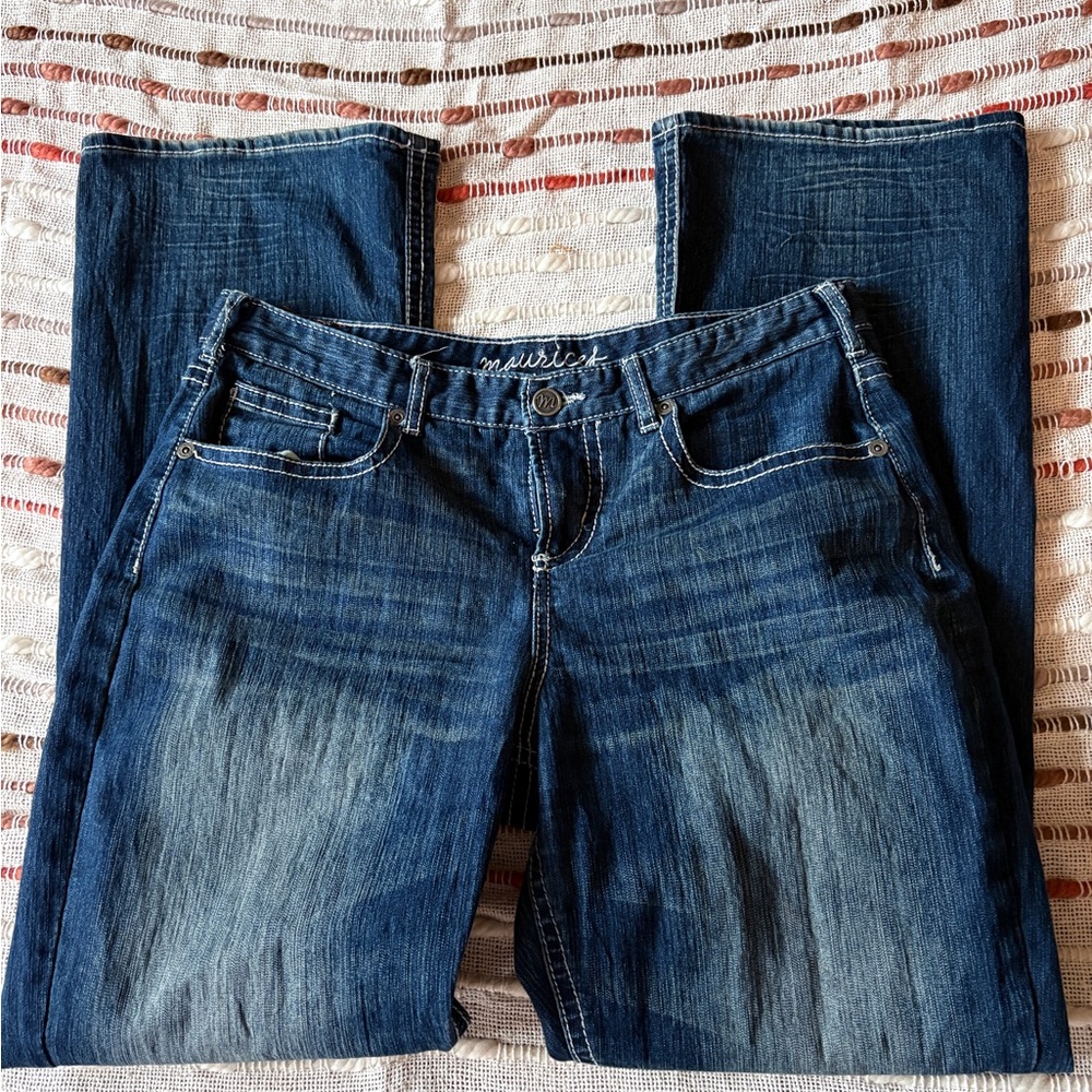 Maurices Dark Blue Boot Cut Jeans